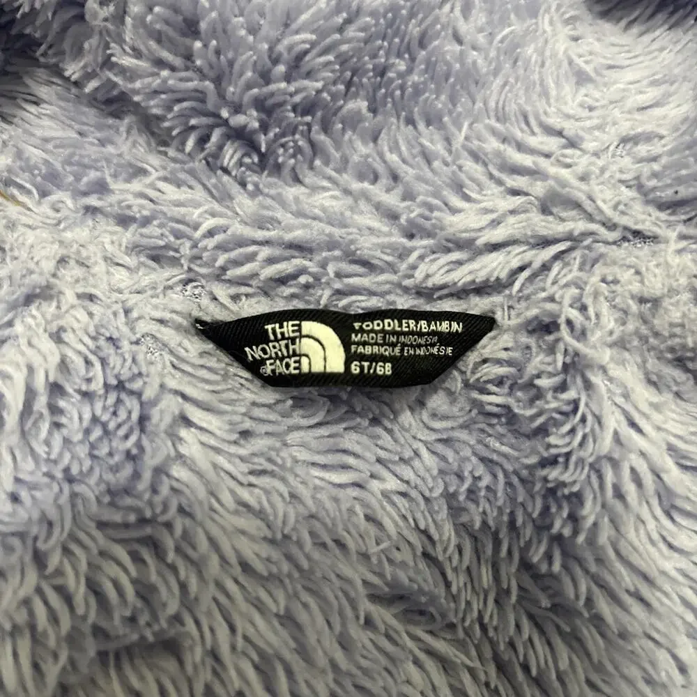 The North Face Toddler 550 Down Puffer Jacket Sherpa Linining Purple Size 6T